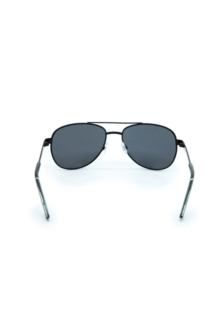 Men's Classic Aviator Sunglasses in Black - B0020S