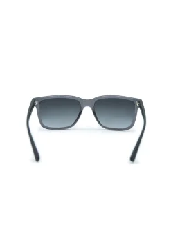 Men's Rectangular Sunglasses in Black Fade - B0012S