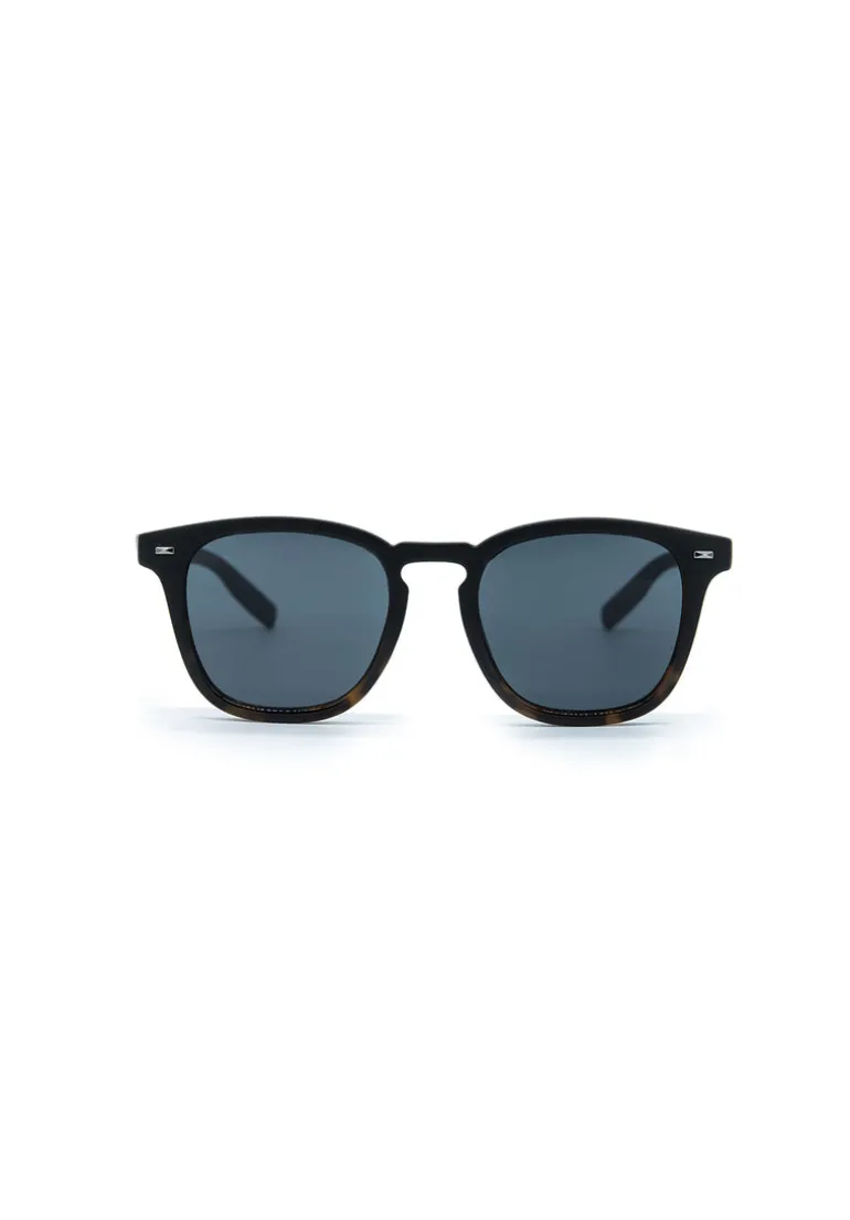 Men's Square Sunglasses in Black - B0025S