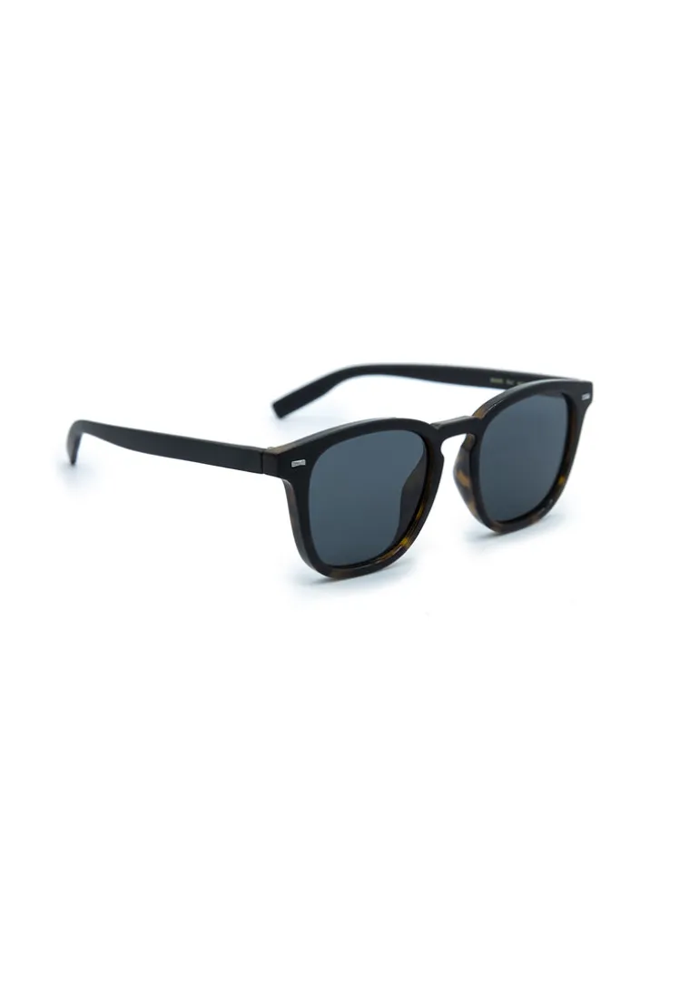 Men's Square Sunglasses in Black - B0025S
