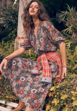 Merrie Women’s Maxi Dress in Floral Print - WD0024P