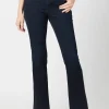 Mid Rise Bootcut Queen Women's Jeans in Dark Blue - BL15832
