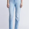Mid Rise Bootcut Queen Women's Jeans, Vintage and Veined - BL15872