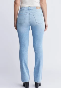 Mid Rise Bootcut Queen Women's Jeans, Vintage and Veined - BL15872