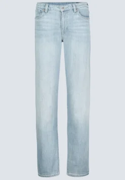 Mid Rise Bootcut Queen Women's Jeans, Vintage Light Blue - BL15985