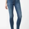 Mid Rise Skinny Alexa Women's Jeans in Mid Blue - BL15669