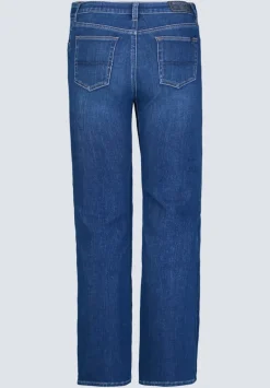 Mid Rise Slim Carrie Women's Jeans, Indigo Contrast - BL15999