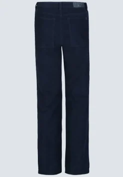 Mid Rise Straight Mary Women's Pants, Rinse Washed Navy - BL16007