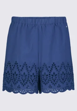 Parton Women's Pull-On Woven Shorts, Navy - WB0007S