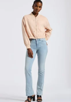Pyper Women's Cropped Zip-Up Jacket, Cameo Rose - JK0044P