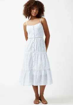 Quinby Tiered Striped Dress - WD0671S