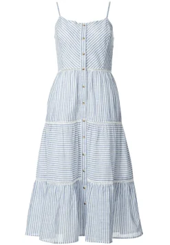 Quinby Tiered Striped Dress - WD0671S