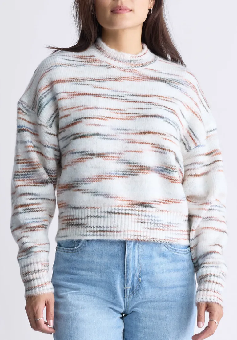 Raya Women's Knit Sweater, Egret White - SW0044F
