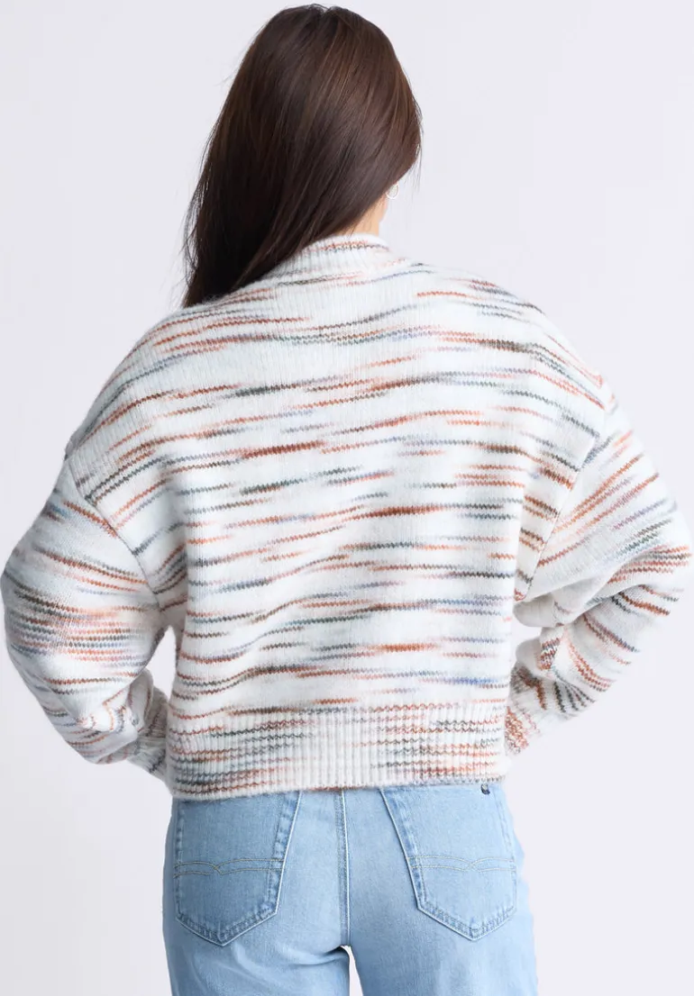 Raya Women's Knit Sweater, Egret White - SW0044F