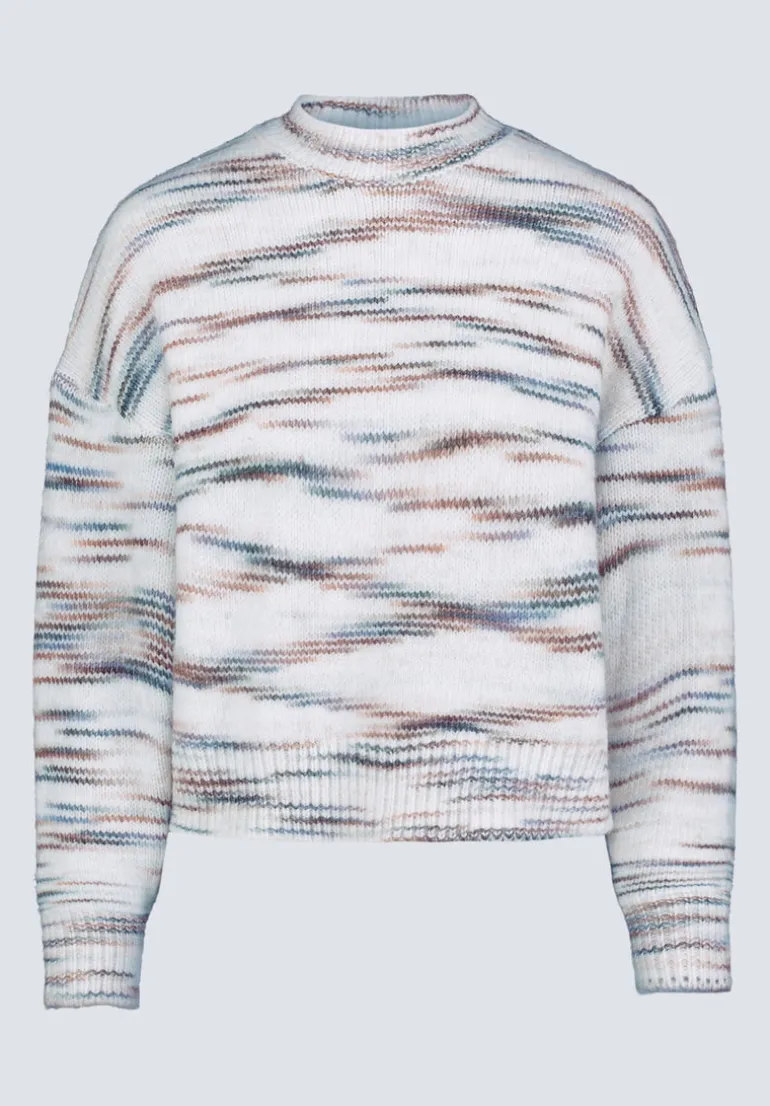 Raya Women's Knit Sweater, Egret White - SW0044F