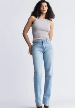 Regine Women's Ribbed Tank Top, Heather Grey - KT0141S
