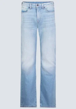 Relaxed Boot Game Men's Vintage Feel Jeans, Light Blue - BM26002