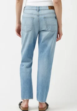 Relaxed Boyfriend Madison Women's Jeans Distressed Blue - BL15871