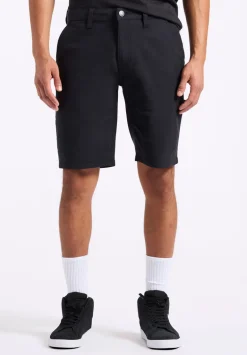 Relaxed Straight Dean Men's Utility Cargo Shorts, Black - BM26076