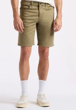 Relaxed Straight Dean Men's Freedom Flex Shorts, Olive Green - BM26067