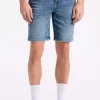 Relaxed Straight Dean Men's Freedom Flex Shorts, Sanded Vintage Indigo - BM26066