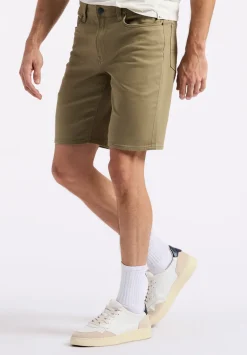 Relaxed Straight Dean Men's Freedom Flex Shorts, Olive Green - BM26067