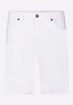 Relaxed Straight Dean Men's Freedom Flex Shorts, White - BM26067