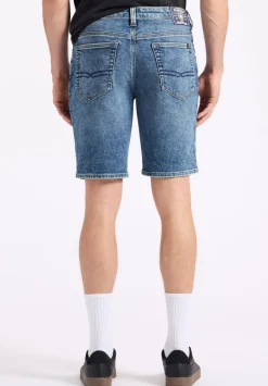 Relaxed Straight Dean Men's Freedom Flex Shorts, Sanded Vintage Indigo - BM26066