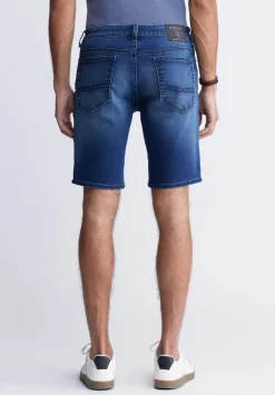 Relaxed Straight Dean Men's Freedom Flex Denim Shorts, Heavily Sanded - BM22949