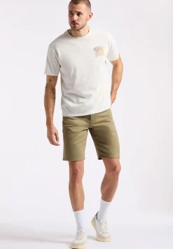 Relaxed Straight Dean Men's Freedom Flex Shorts, Olive Green - BM26067