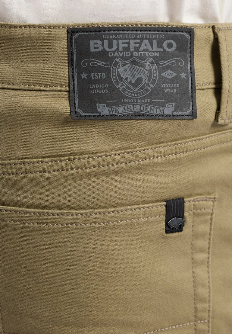 Relaxed Straight Dean Men's Freedom Flex Shorts, Olive Green - BM26067