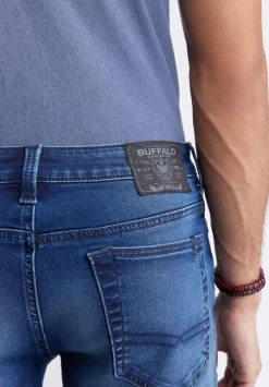 Relaxed Straight Dean Men's Freedom Flex Denim Shorts, Heavily Sanded - BM22949
