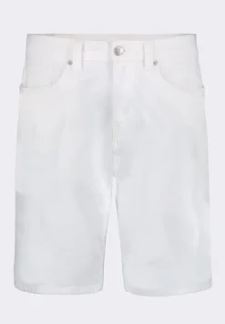 Relaxed Straight Dean Men's Short, White - BM26097