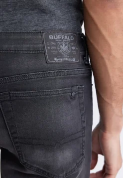 Relaxed Straight Dean Men's Freedom Flex Denim Shorts, Worked and Sanded Black - BM22965