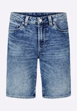 Relaxed Straight Dean Men's Freedom Flex Shorts, Sanded Vintage Indigo - BM26066