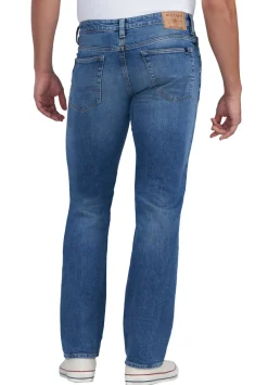 Relaxed Straight Driven Crinkled and Sanded Jeans - BM22829