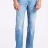 Relaxed Straight Driven Men's Jeans, Vintage Blue - BM26083