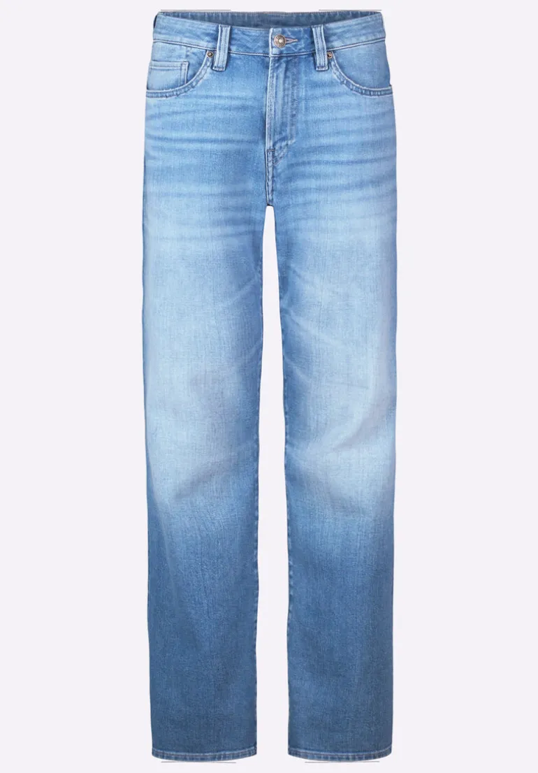 Relaxed Straight Driven Men's Jeans, Vintage Blue - BM26083