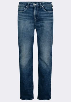 Relaxed Straight Driven Men's Jeans, Authentic Worked Indigo - BM26060
