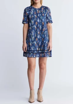 Risette Women’s Printed Dress in Navy - WD0039P