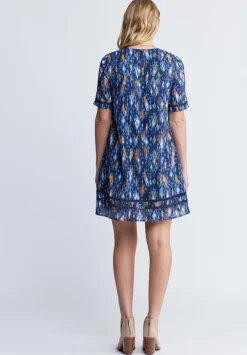 Risette Women’s Printed Dress in Navy - WD0039P