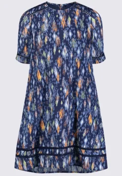 Risette Women’s Printed Dress in Navy - WD0039P