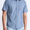 Sagrino Men's Short-Sleeve Utility Shirt, Mirage Blue - BM24501