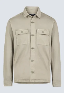 Salto Men's Utility Button-Up Shirt Jacket, Army Green - BM24497