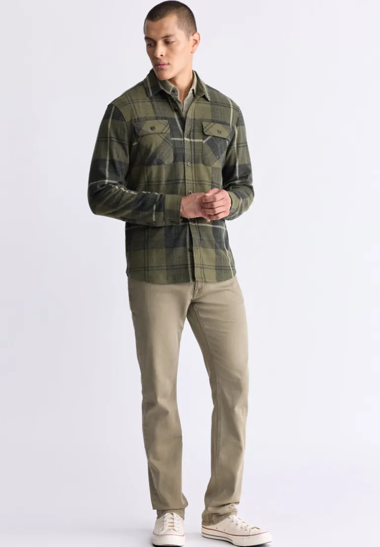 Samme Men's Plaid Blanket Shirt, Fern Green - BM24461