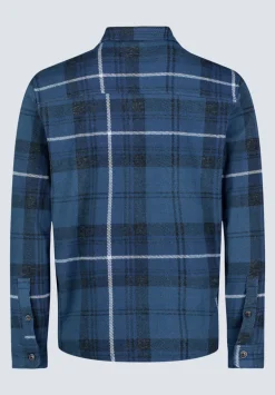 Samme Men's Plaid Blanket Shirt, Whale - BM24461