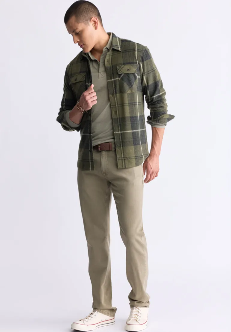 Samme Men's Plaid Blanket Shirt, Fern Green - BM24461