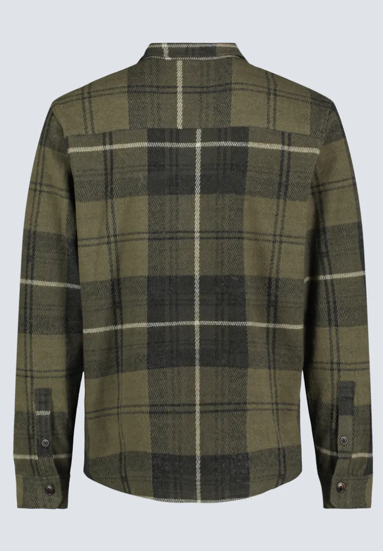 Samme Men's Plaid Blanket Shirt, Fern Green - BM24461
