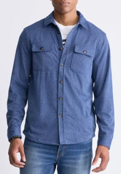 Sigge Men's Blanket Shirt in Blue - BM24307