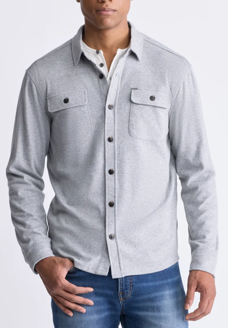 Sigge Men's Blanket Shirt in Grey - BM24307